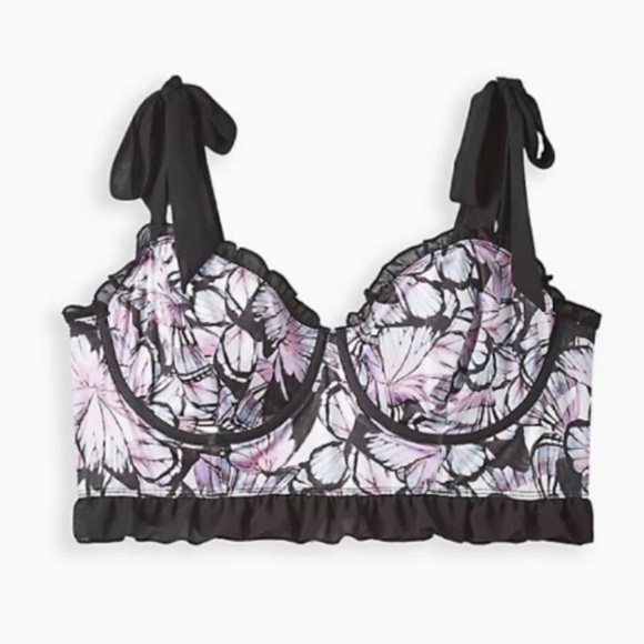 🆕 Satin Ruffle High Rise Thong Panty Set 2 2X 18 20 NWT Torrid New! - Picture 5 of 10